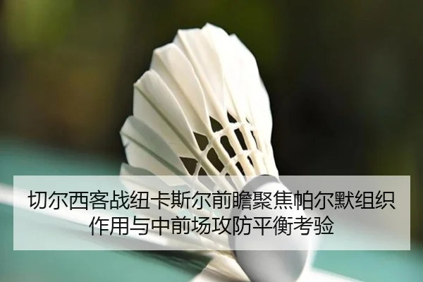 切尔西客战纽卡斯尔前瞻聚焦帕尔默组织作用与中前场攻防平衡考验
